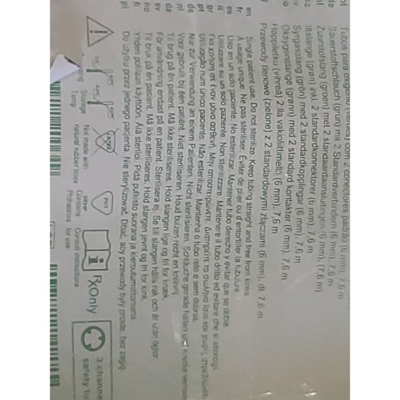 Salter Lab Ref 2025 G-25 Green Oxygen Tube. - Picture 5 of 10